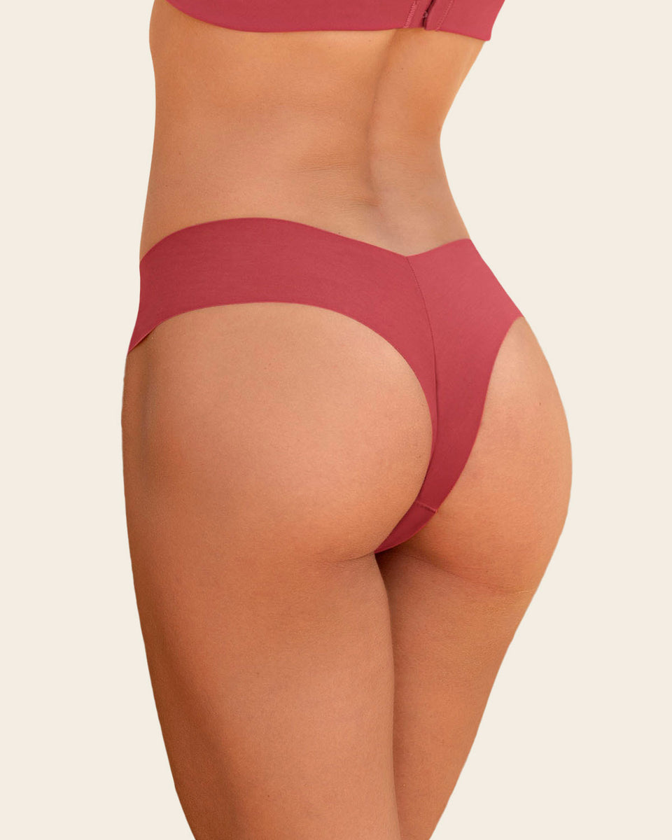 No Ride-Up Seamless Thong Panty