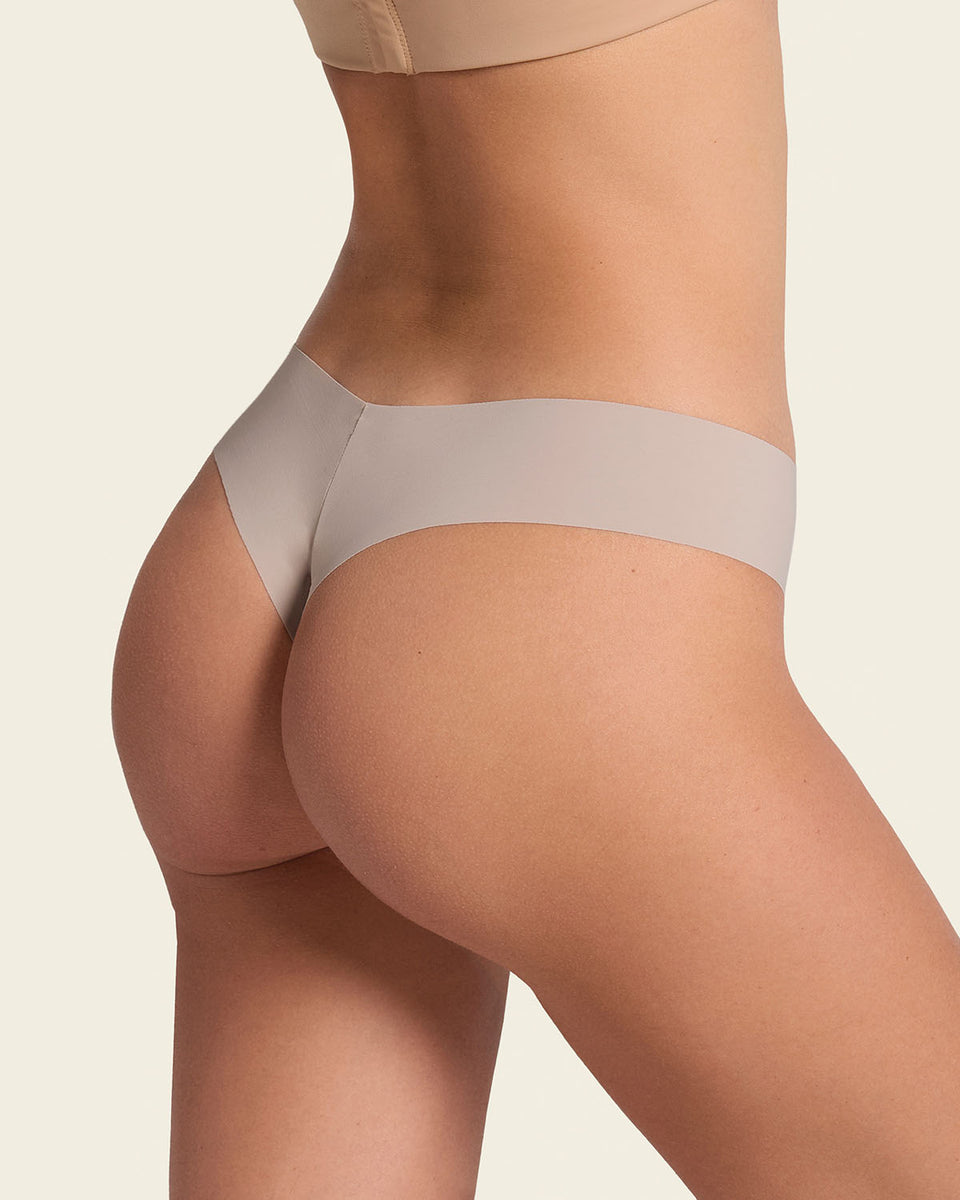 No ride-up seamless thong panty