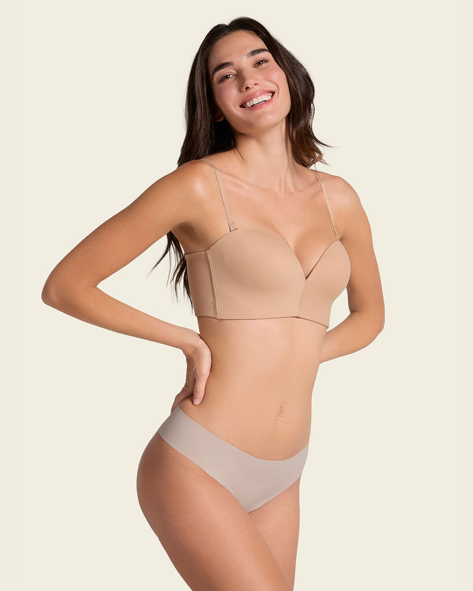 No ride-up seamless thong panty