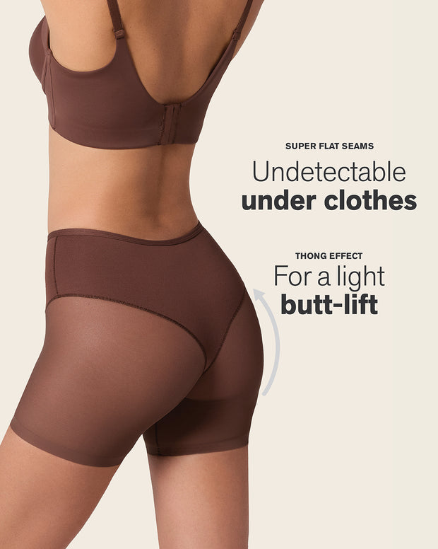 Truly undetectable sheer shaper short