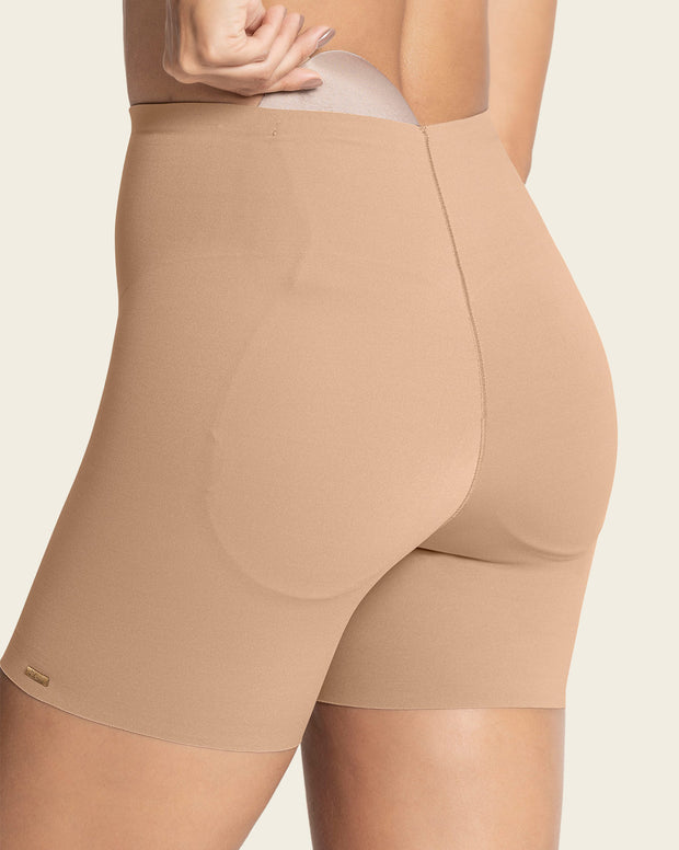 Undetectable padded butt lifter shaper short