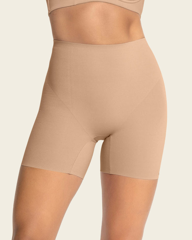 Undetectable padded butt lifter shaper short