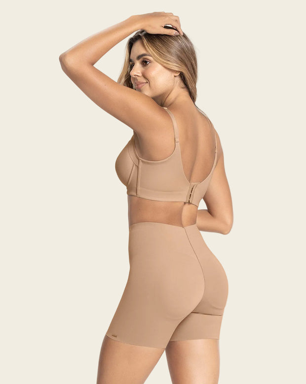 Undetectable padded butt lifter shaper short