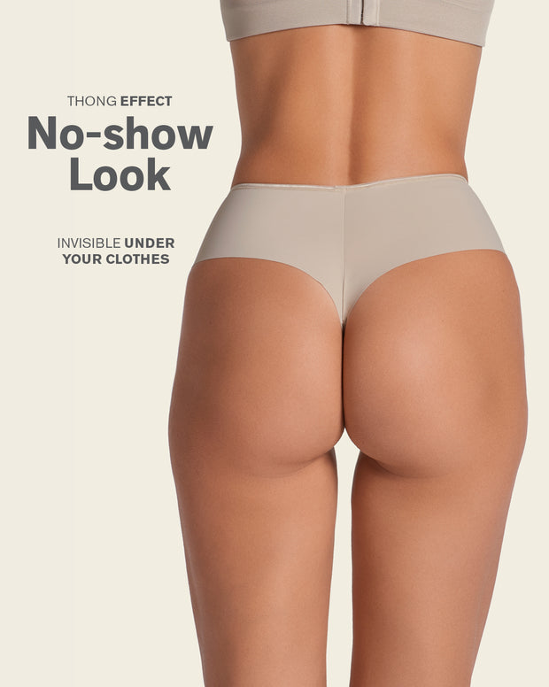 Seamless thong shaper panty