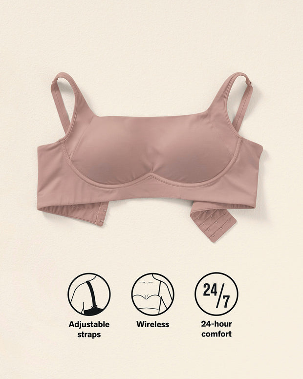 Everyday wireless support bra