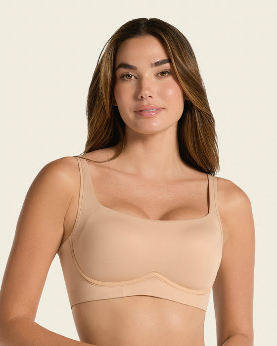 Wireless Support Bra#color_801-golden-beige