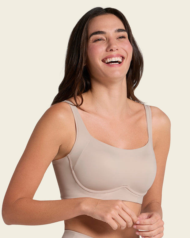 Everyday wireless support bra