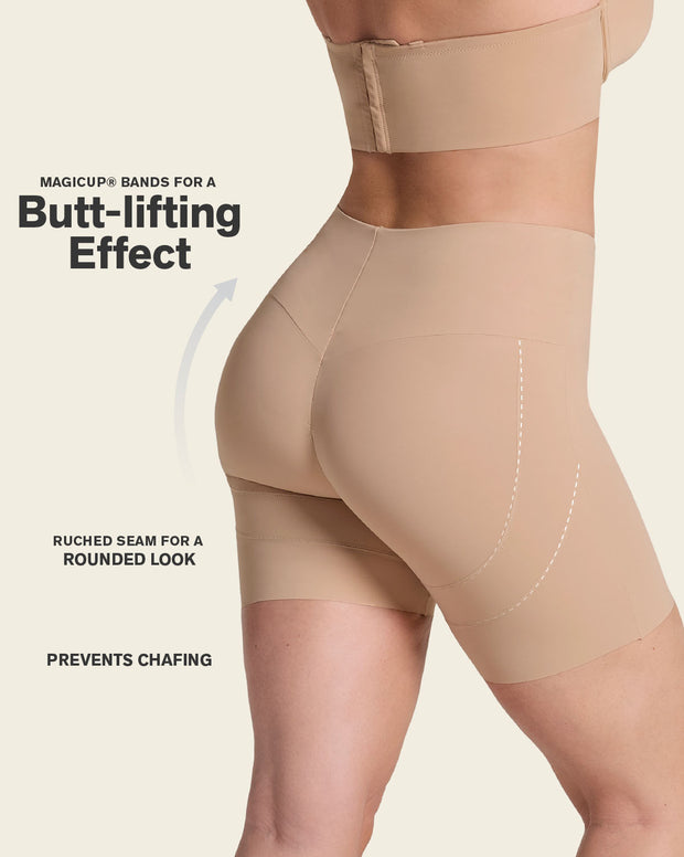 High-Waisted Mid-Thigh Shaper Short