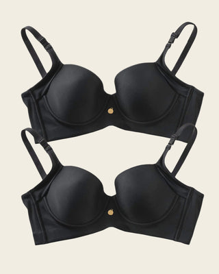 High profile back smoothing bra with soft full coverage cups#color_700-black