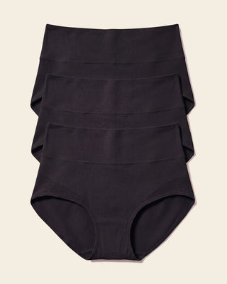 High-waisted classic smoothing brief#color_700-black
