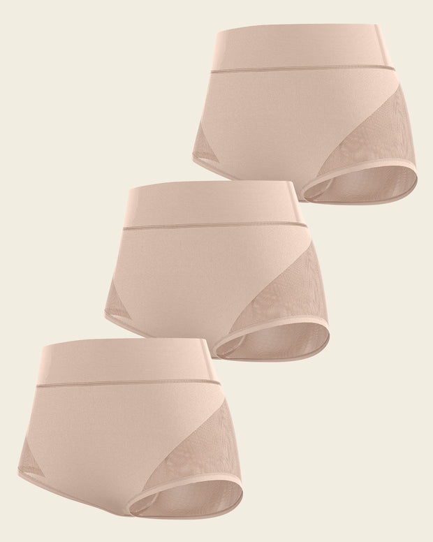 High-waisted classic smoothing brief
