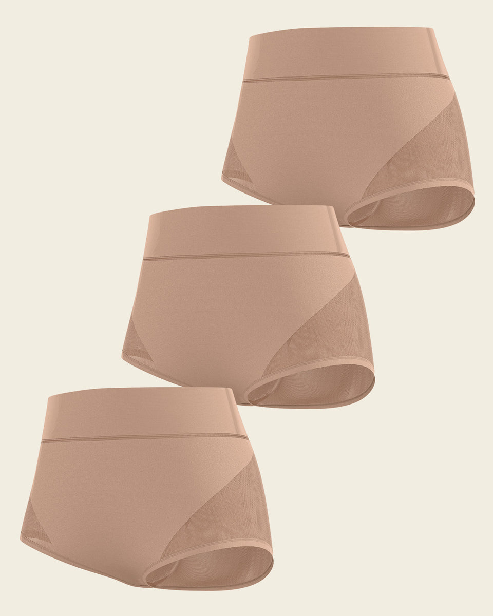 High-waisted classic smoothing brief