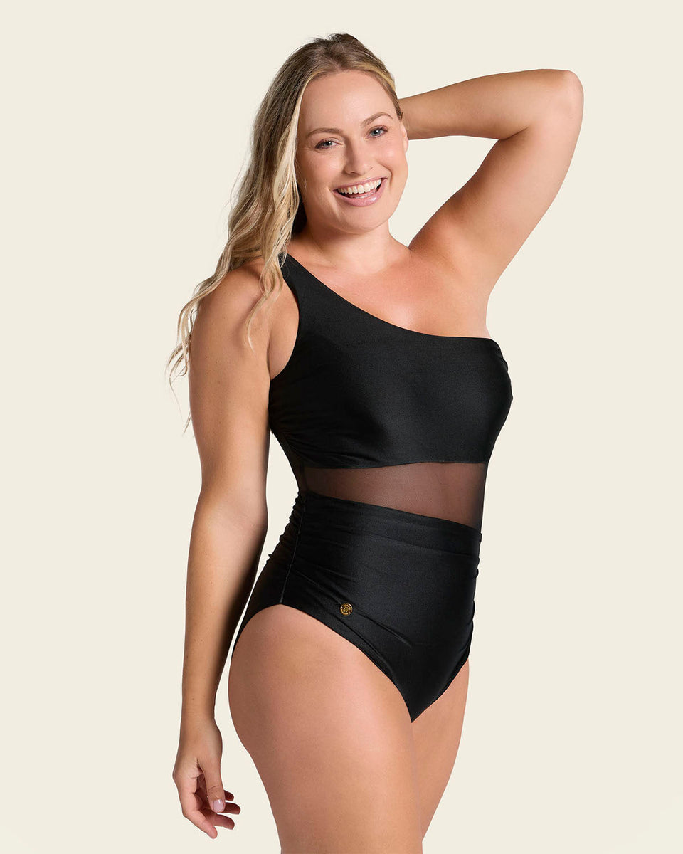 Radiant One-Shoulder One-Piece Shaping Swimsuit