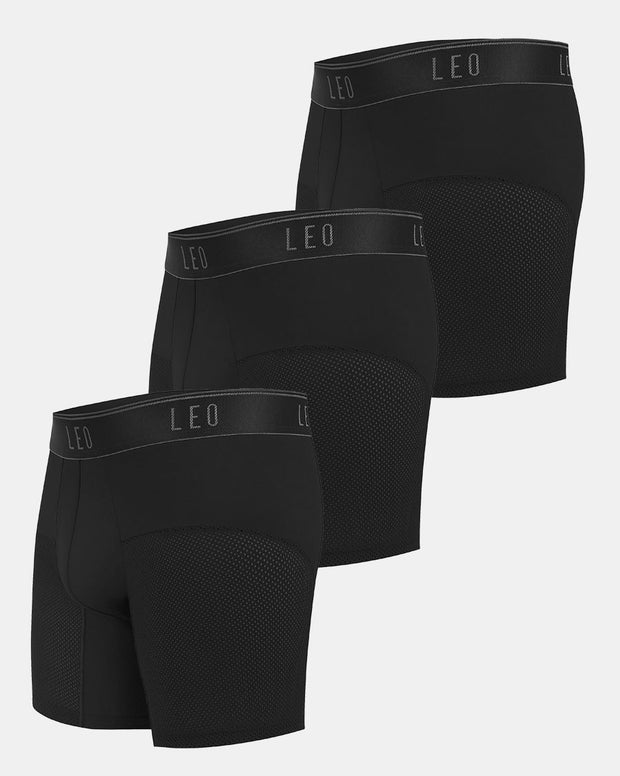 High-Tech Mesh Boxer Brief with Ergonomic Pouch