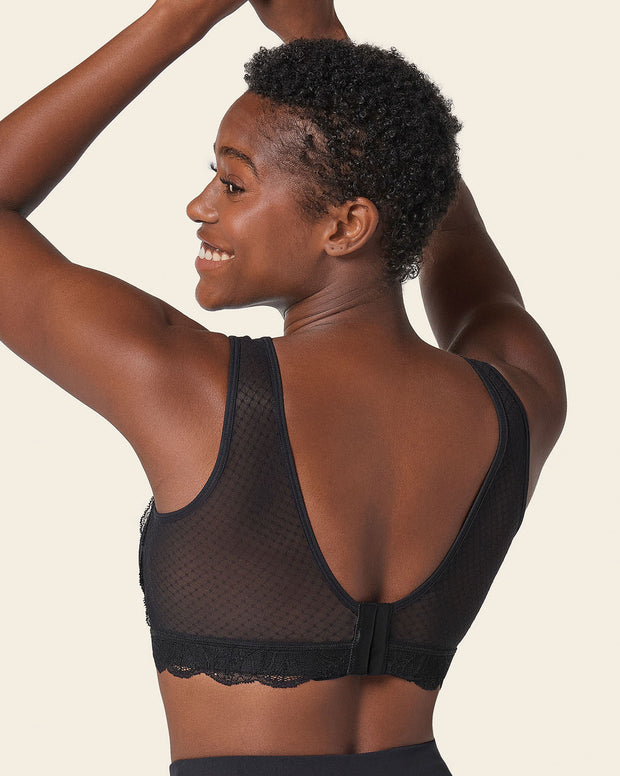 Multiwear lace pocketed bralette