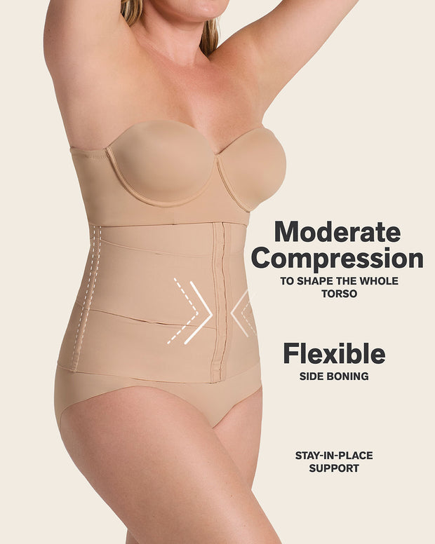 3-Belt custom waist cincher with lumbar support