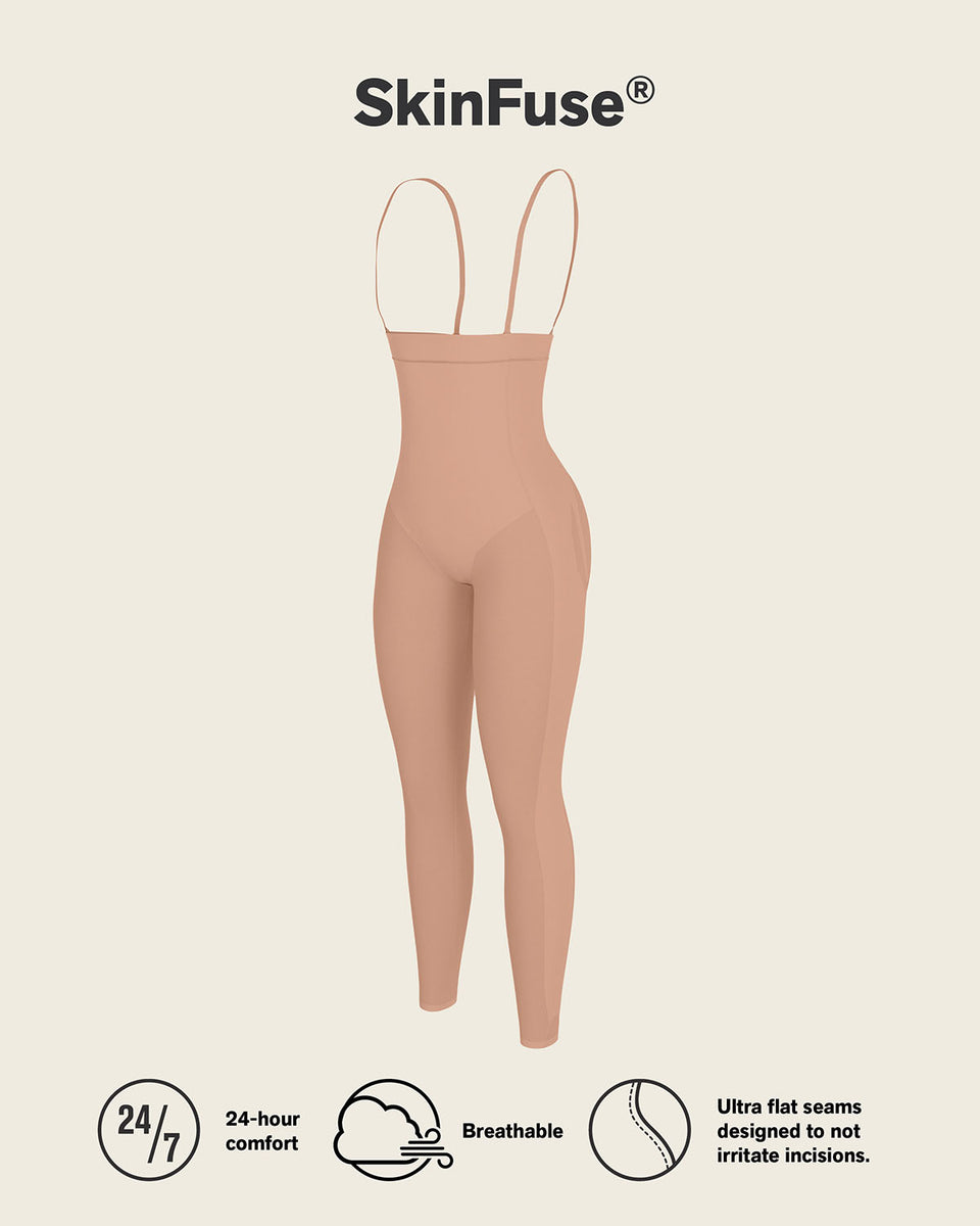 Stage 2 post-surgical ankle length bodysuit