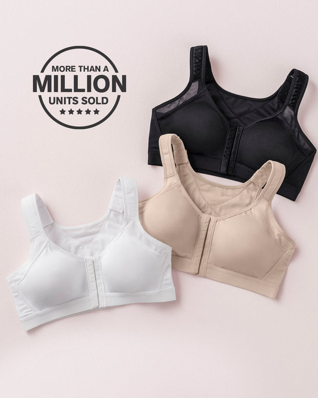 Multi/functional back support posture corrector wireless bra