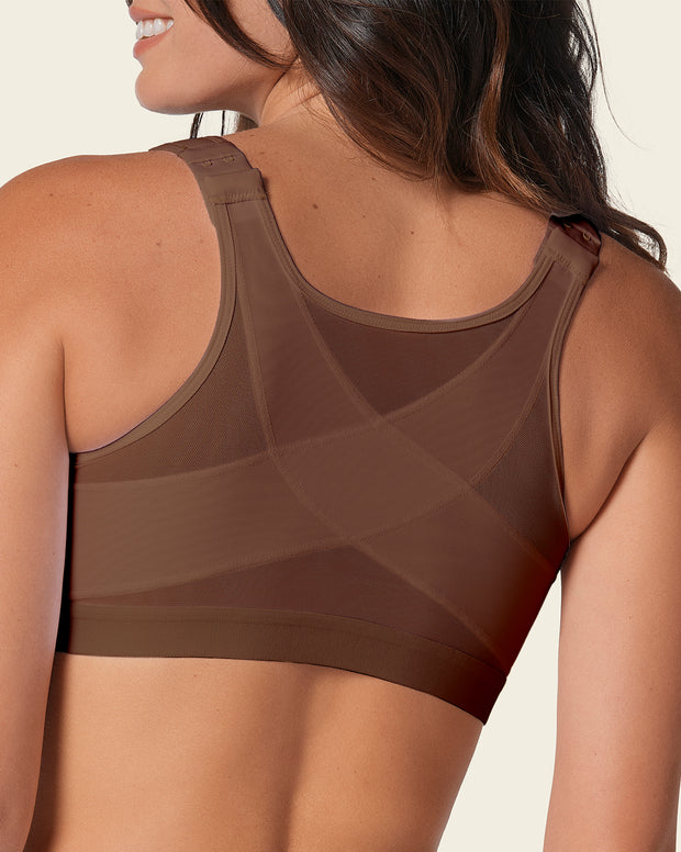 Multi/functional back support posture corrector wireless bra