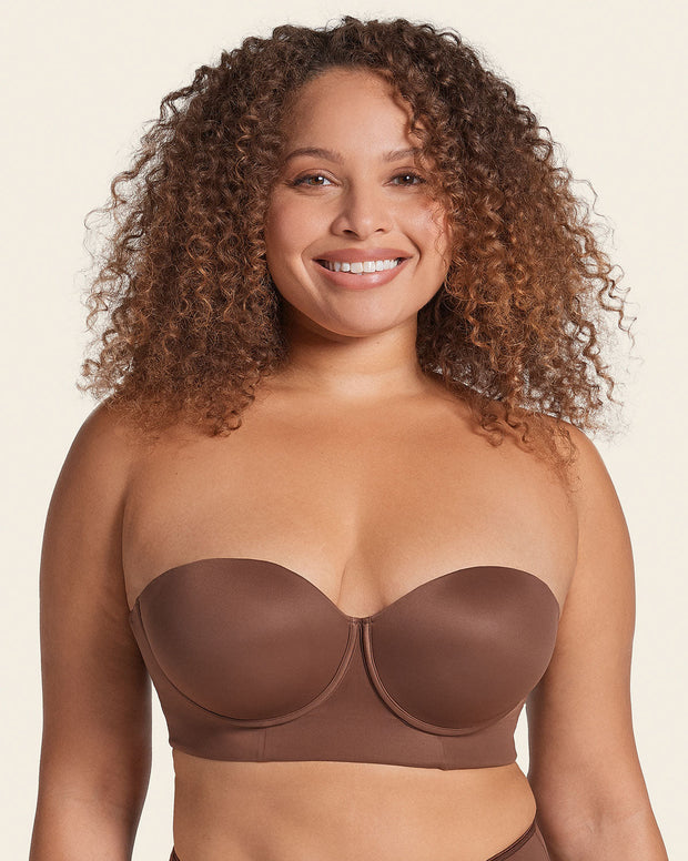 Bra 360: strapless longline contouring bra