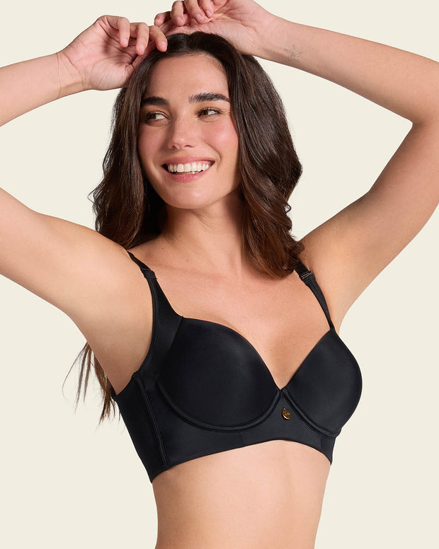 High Profile Bra & PowerStay Short in Black