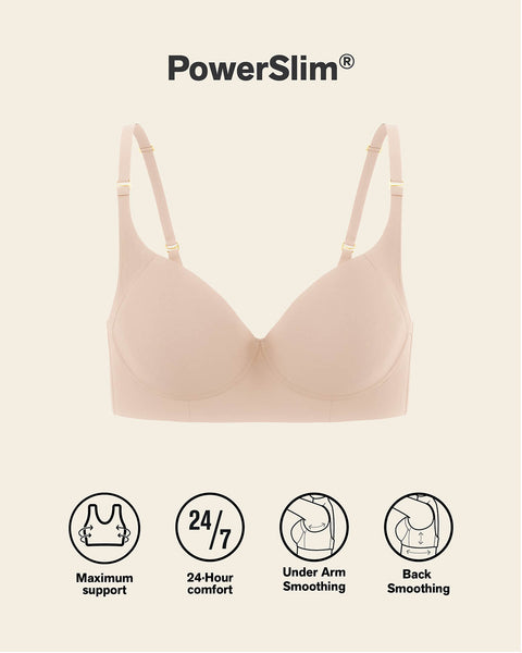 Back Smoothing Bra with Soft Full Coverage Cups