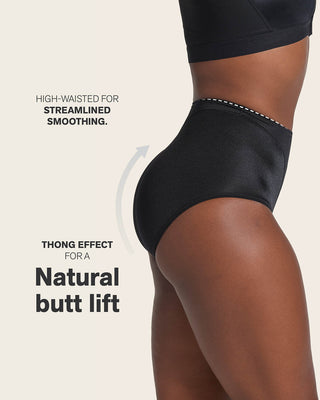 High-cut panty shaper#color_700-black