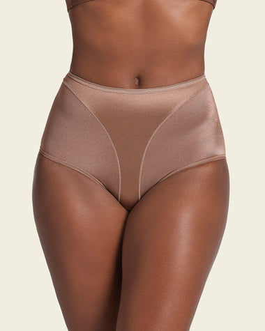 High-cut panty shaper#color_831-brown