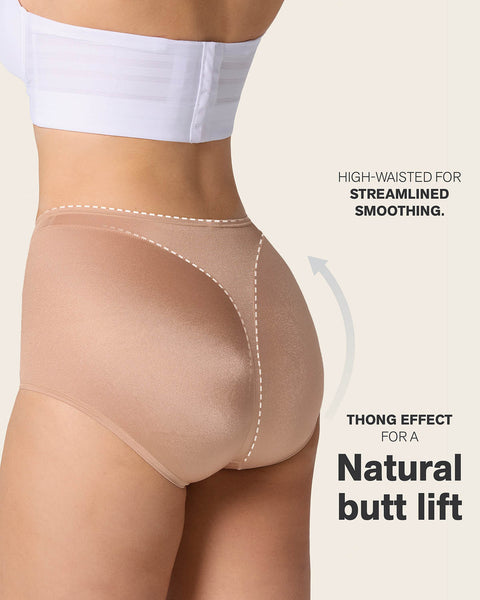 High-cut panty shaper#color_878-beige