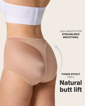 High-cut panty shaper#color_878-beige