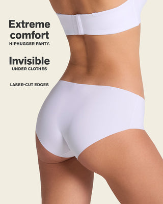 No ride-up seamless hiphugger panty#color_000-white