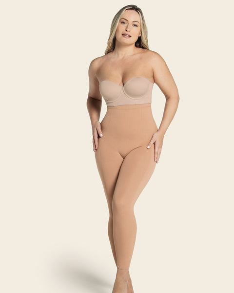 Invisible butt lifter full-leg body shaper#
