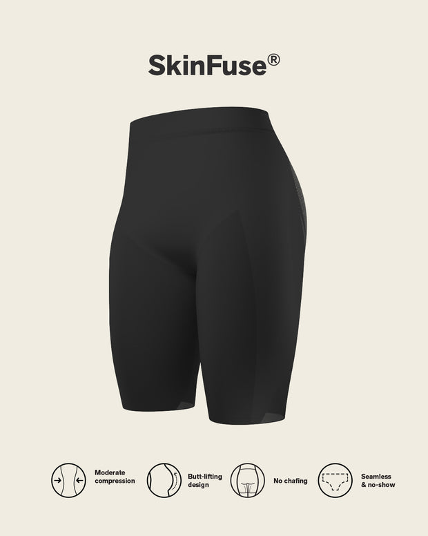 Well-rounded invisible butt lifter shaper short