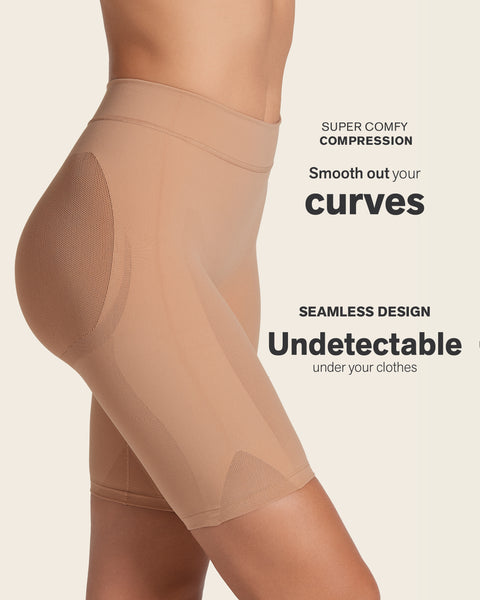 Well-rounded invisible butt lifter shaper short#color_852-soft-natural