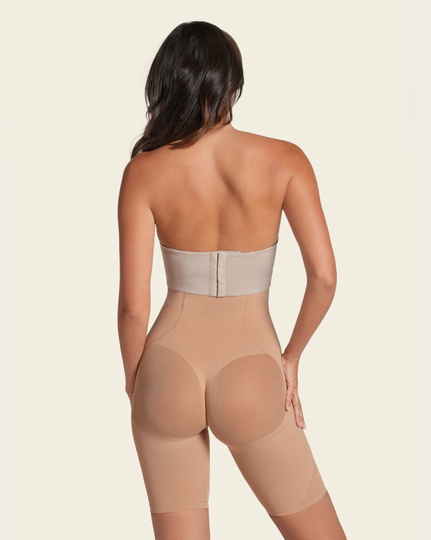Invisible extra high-waisted shaper short