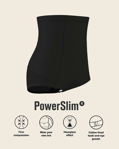 Extra high-waisted sheer bottom sculpting shaper panty#color_700-black