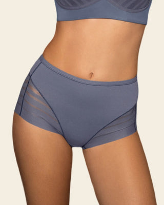 Lace Classic Shaper Panty#color_525-blue