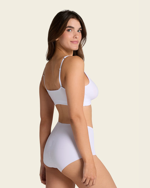 Perfect fit high waisted seamless hipster panty#color_000-white