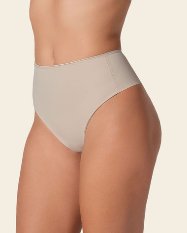 Seamless thong shaper panty#color_802-nude