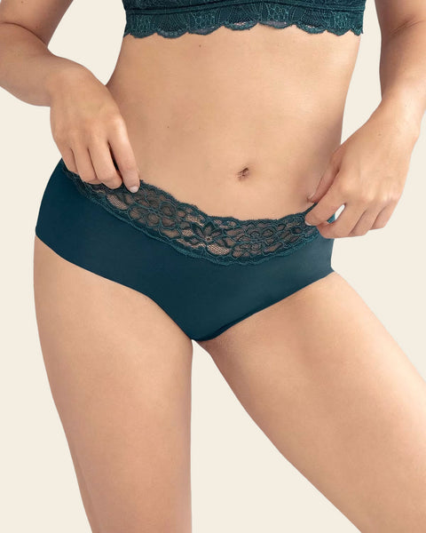 Ultra Light Lace Trim Hipster Panty#color_650-dark-green