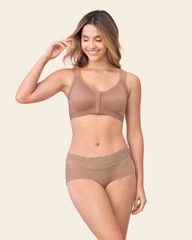 Ultra Light Lace Trim Hipster Panty