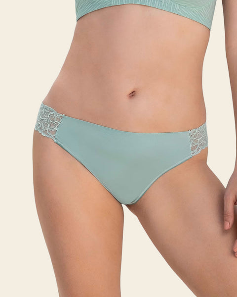 Lace Side Seamless Thong Panty#color_620-mint