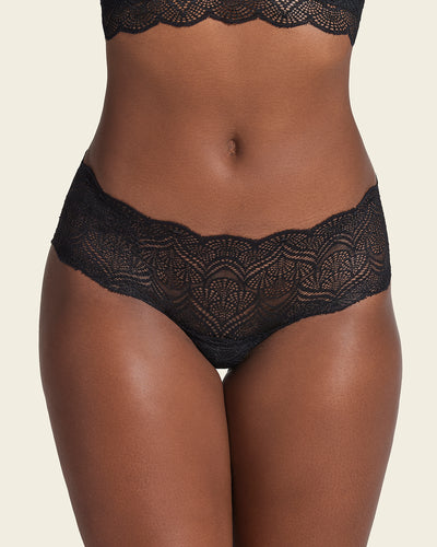 Super Soft Cheeky Panty with Delicate Lace Trim