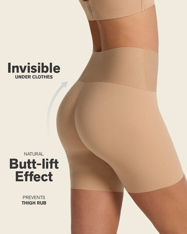 High Profile Bra & PowerStay Short in Golden Beige