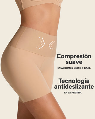 Stay-in-place seamless slip short#color_s03-golden-beige-black