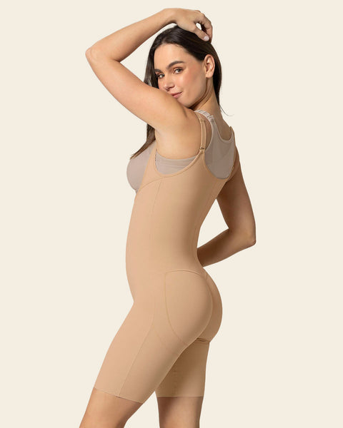 Short Bottom Sculpting Butt Lifting Body Shaper#color_801-golden-beige