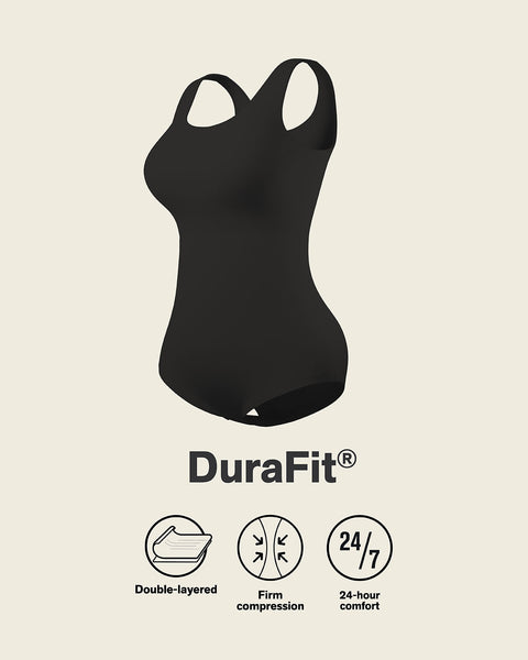 Plunge Classic Sleeveless Shaper Bodysuit#color_700-black