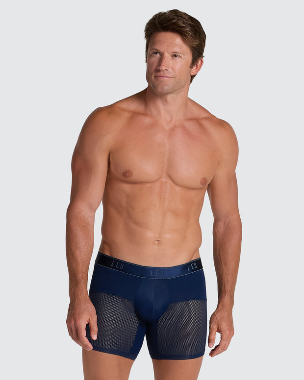5-Pack High-Tech Mesh Boxer Briefs with Ergonomic Pouches