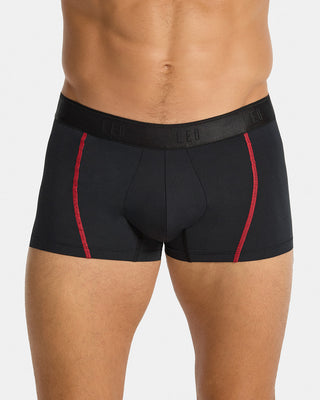 Supportive Super-Cool Trunk with Ergonomic Pouch#color_074-black-with-red-stripe