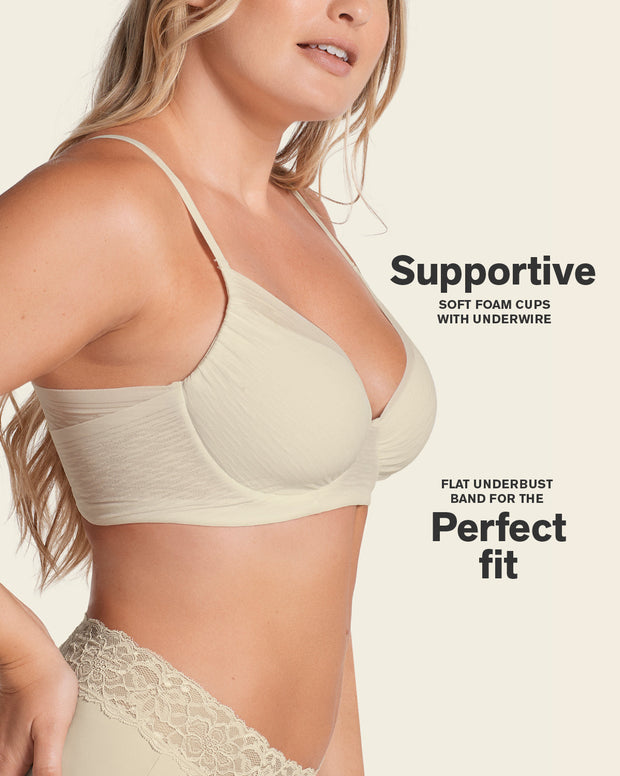 Complete coverage comfort fit bralette